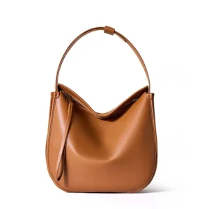 Custom Genuine Leather Ladies Handbag Soft Hand Feeling Single Shoulder Crossbody Bag Women