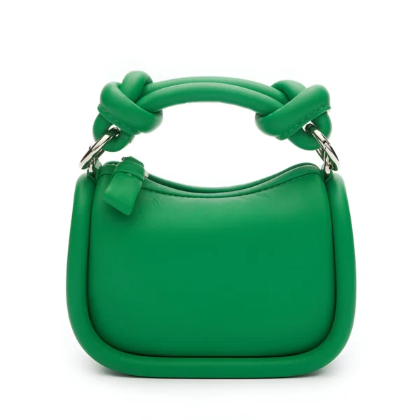 Mini Pillow-Shaped Leather Crossbody Bag – Soft Macaron-Inspired Boston Purse - Image 3