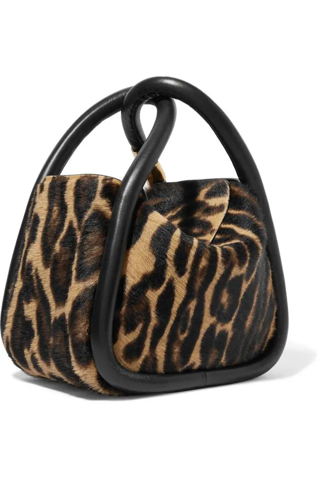 Mini Wonton-Style Leather Top Handle Bag – Soft Cowhide in Neutral & Bold Tones - Image 8